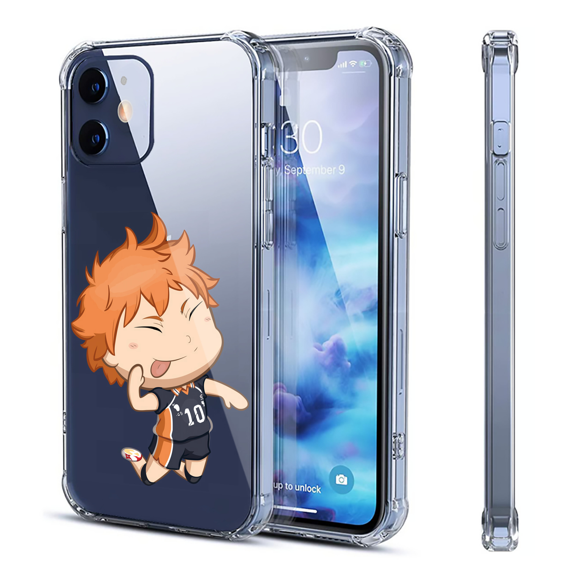 （画像用） ハイキュー!! Haikyu!! 【iPhone 12シリーズ対応】透明スマホケース（クリアソフトケース）